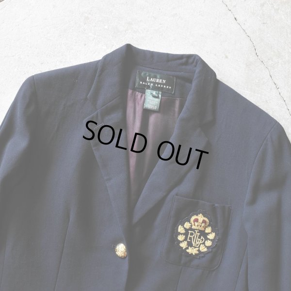 画像4: LAUREN RALPH LAUREN 紺ブレザー　 "MADE IN USA"　 表記8 
