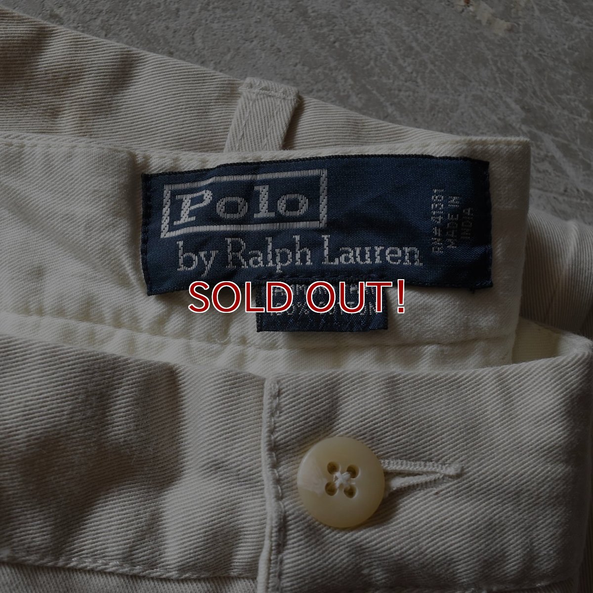 画像3: DEAD STOCK　 Polo by Ralph Lauren チノトラウザー　 "HAMMOND PANT"　 表記W38 L30  (3)