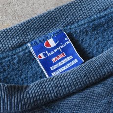 画像2: 1990s Champion 前Vカレッジスウェット　 "MADE IN USA"　 表記L  (2)