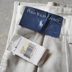 画像2: DEAD STOCK　 Polo by Ralph Lauren チノトラウザー　 "HAMMOND PANT"　 表記W38 L30  (2)