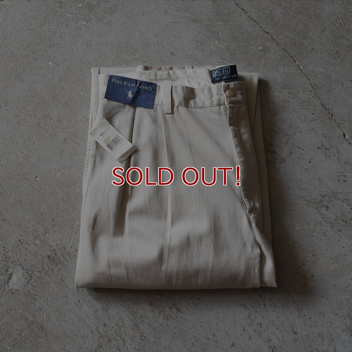 画像1: DEAD STOCK　 Polo by Ralph Lauren チノトラウザー　 "HAMMOND PANT"　 表記W38 L30  (1)