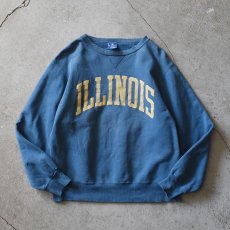 画像1: 1990s Champion 前Vカレッジスウェット　 "MADE IN USA"　 表記L  (1)