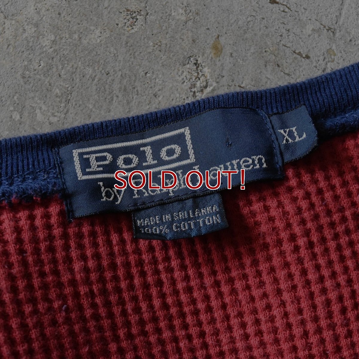画像2: Polo by Ralph Lauren ワッフルシャツ　 表記XL  (2)