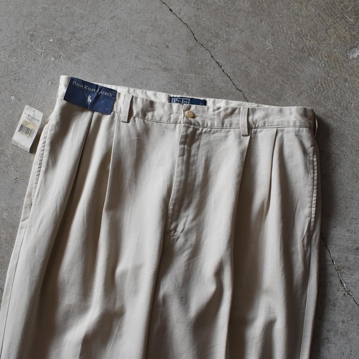 画像7: DEAD STOCK　 Polo by Ralph Lauren チノトラウザー　 "HAMMOND PANT"　 表記W38 L30  (7)