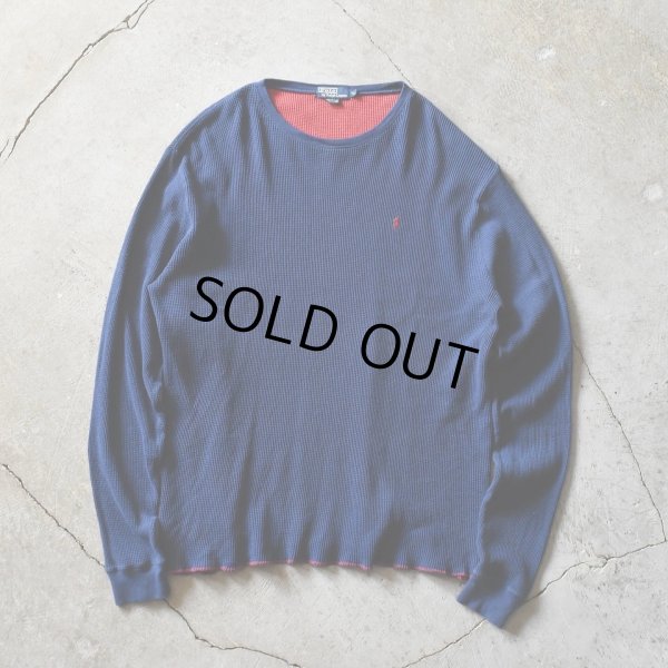 画像4: Polo by Ralph Lauren ワッフルシャツ　 表記XL 