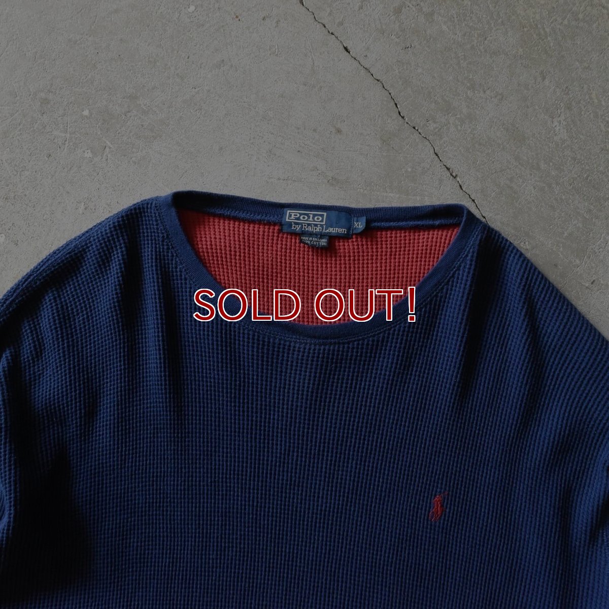 画像5: Polo by Ralph Lauren ワッフルシャツ　 表記XL  (5)