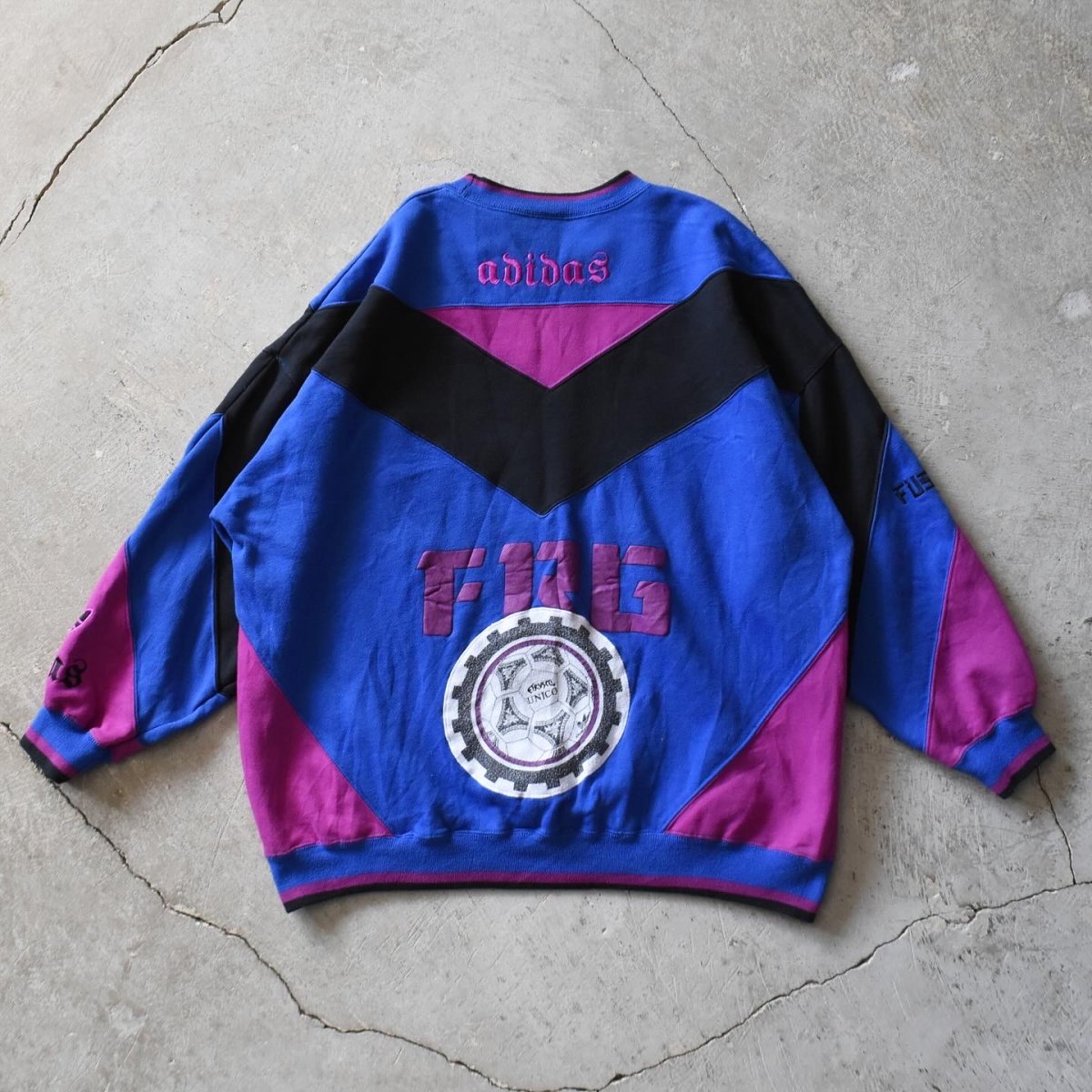 画像2: 1990s adidas ドイツサッカークラブチームスウェット　 表記L  (2)