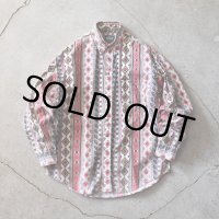 1990s WOOLRICH ネイティブ柄BDシャツ　 表記L 
