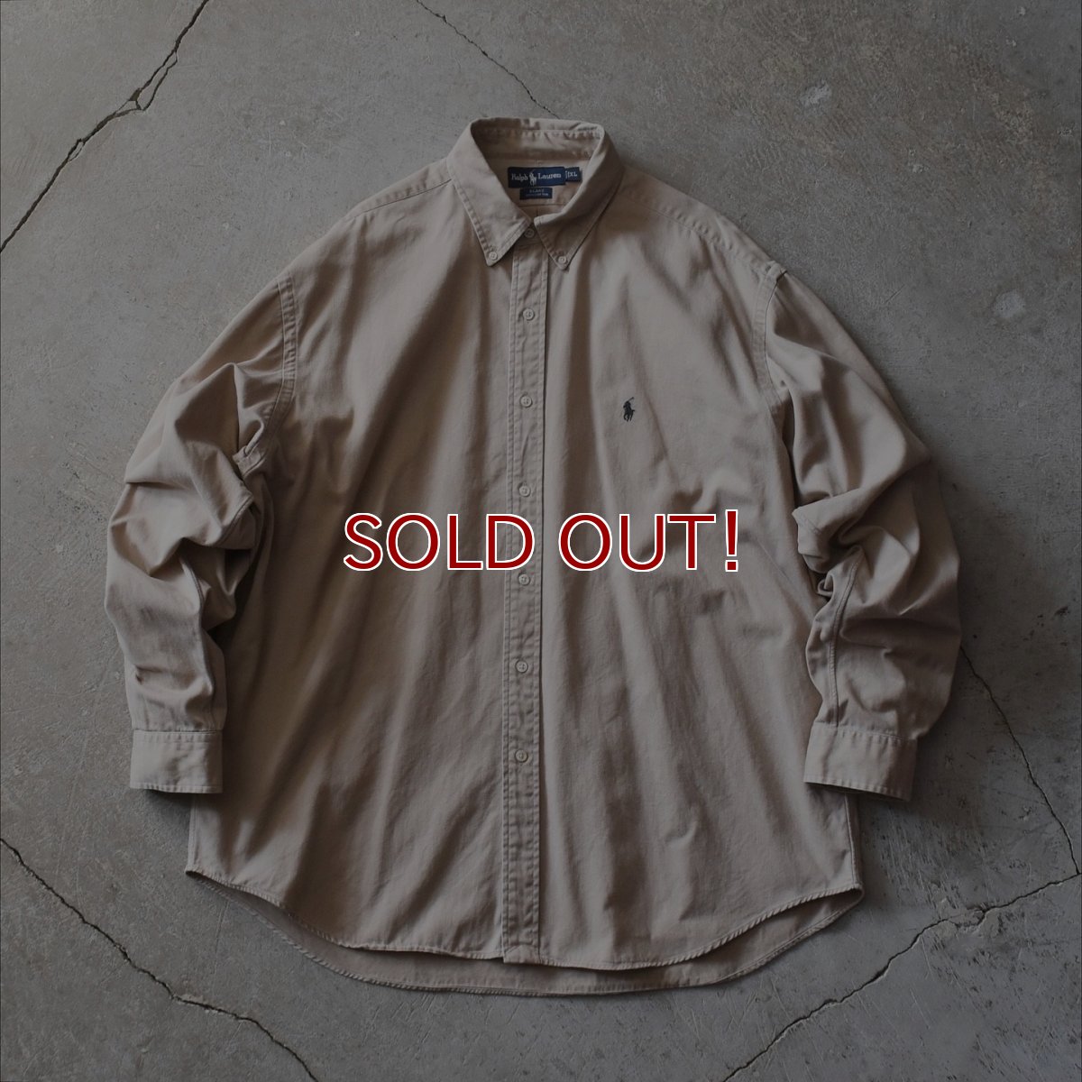 画像1: Ralph Lauren ボタンダウンシャツ　 "BLAKE"　 表記XL  (1)