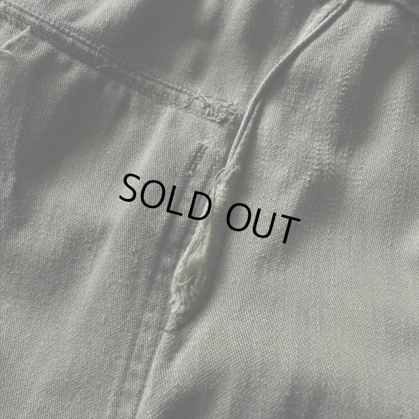 画像14: 1950s US.ARMY コットンベイカーパンツ　 "初期型"　 実寸W32