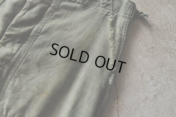 画像12: 1950s US.ARMY コットンベイカーパンツ　 "初期型"　 実寸W32