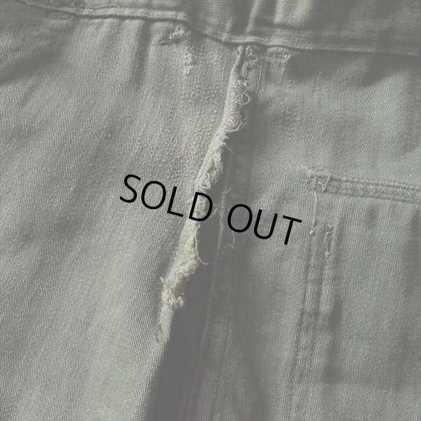 画像11: 1950s US.ARMY コットンベイカーパンツ　 "初期型"　 実寸W32