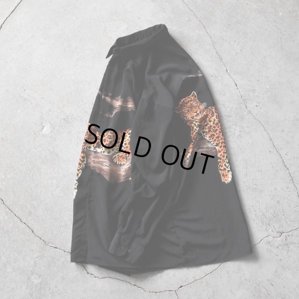 画像1: KOMAN SPORT 豹ポリエステルシャツ　 表記L 