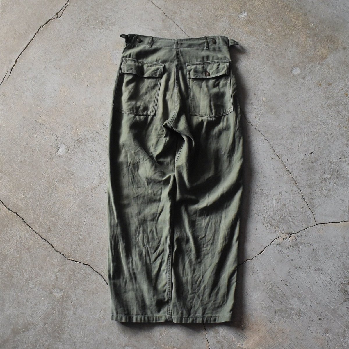 画像3: 1950s US.ARMY コットンベイカーパンツ　 "初期型"　 実寸W32 (3)