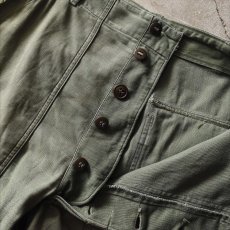 画像5: 1950s US.ARMY コットンベイカーパンツ　 "初期型"　 実寸W32 (5)