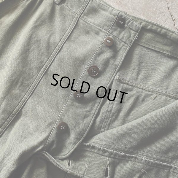 画像5: 1950s US.ARMY コットンベイカーパンツ　 "初期型"　 実寸W32