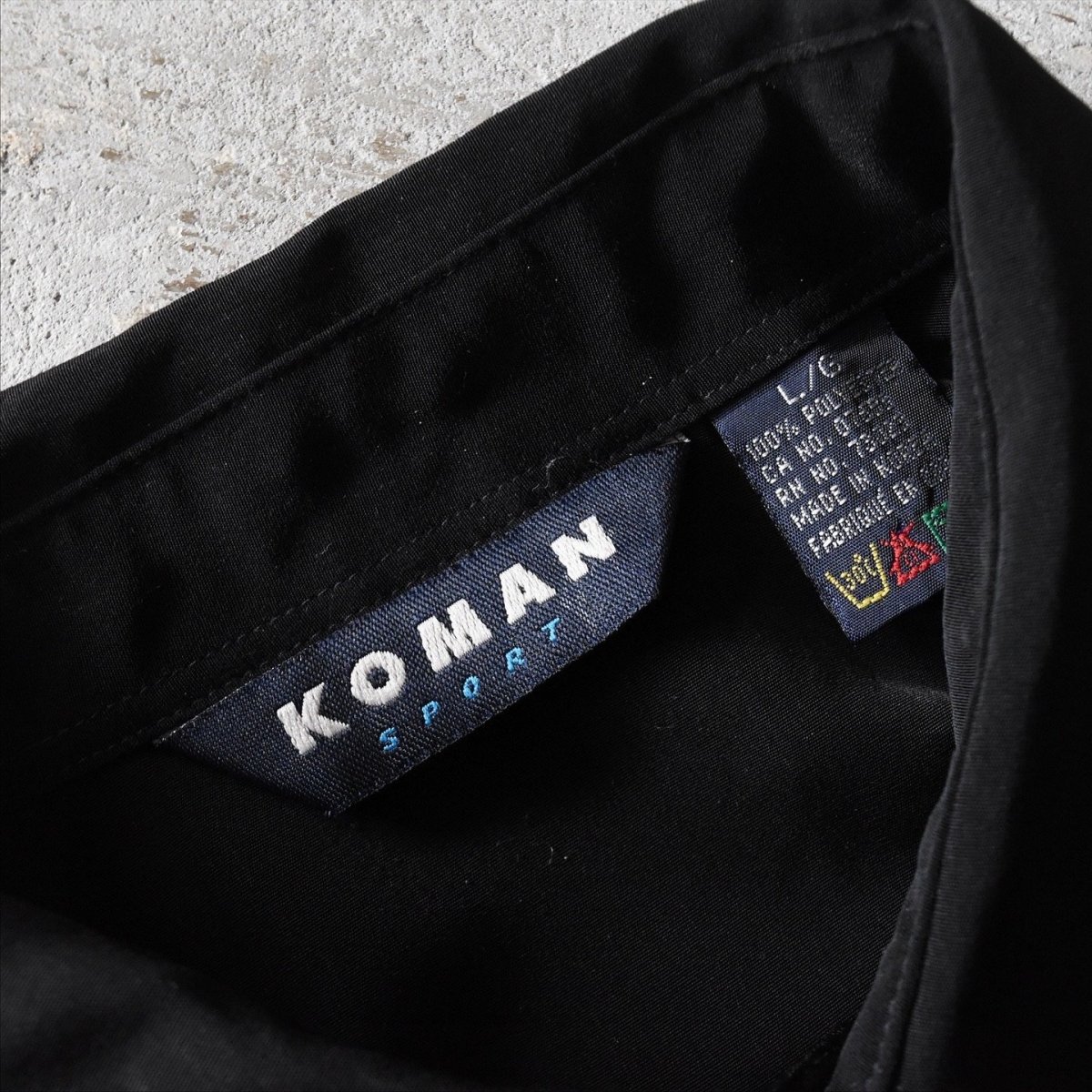 画像4: KOMAN SPORT 豹ポリエステルシャツ　 表記L  (4)