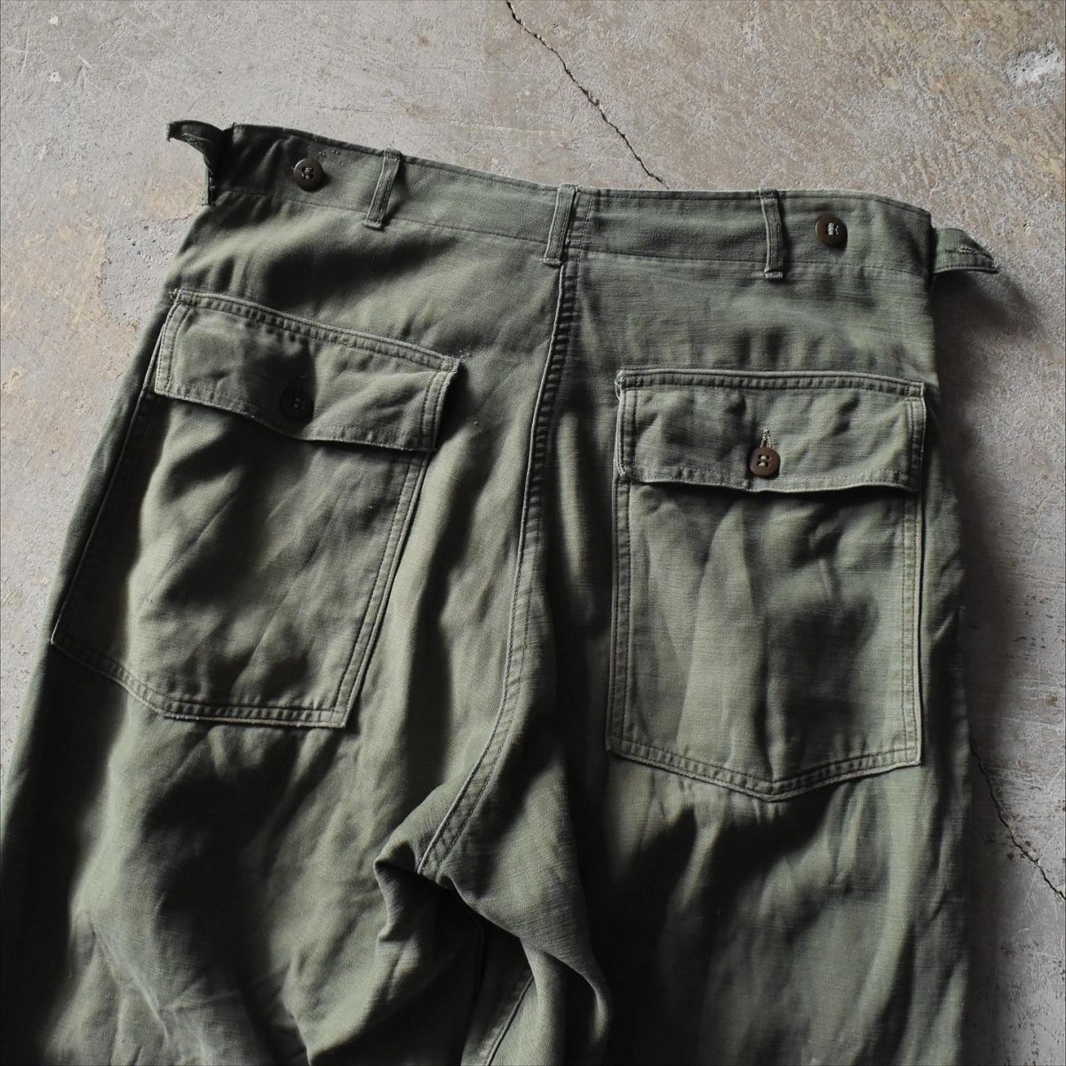 画像16: 1950s US.ARMY コットンベイカーパンツ　 "初期型"　 実寸W32 (16)