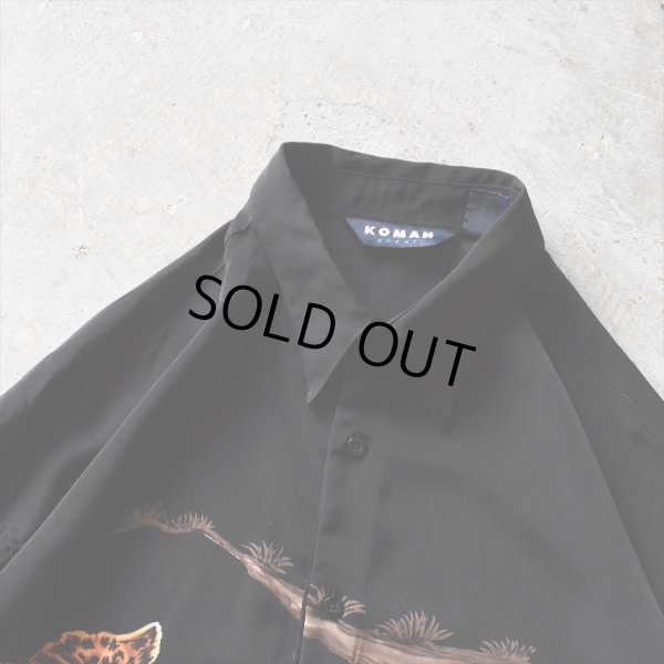 画像5: KOMAN SPORT 豹ポリエステルシャツ　 表記L 