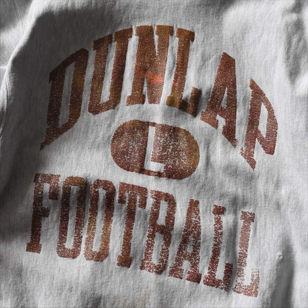 画像9: 1990s Champion リバースウィーブスウェット　 "DUNLAP FOOTBALL"　 表記L  (9)