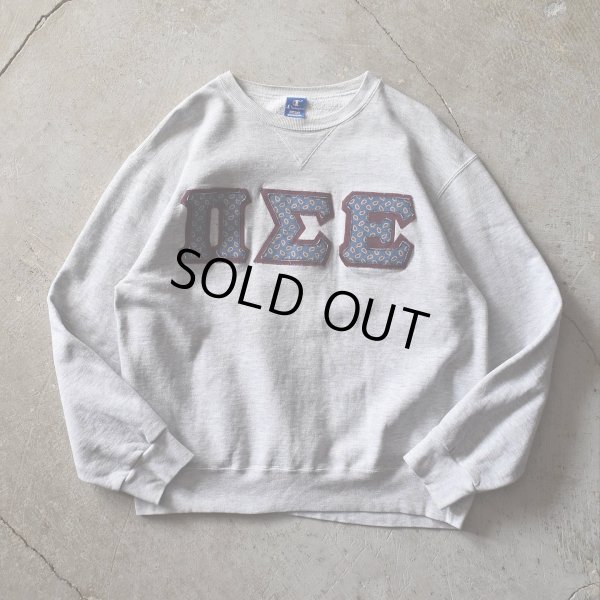 画像1: 1980s Champion ΠΣΕ 前Vスウェット　 "MADE IN USA"　 表記XL 