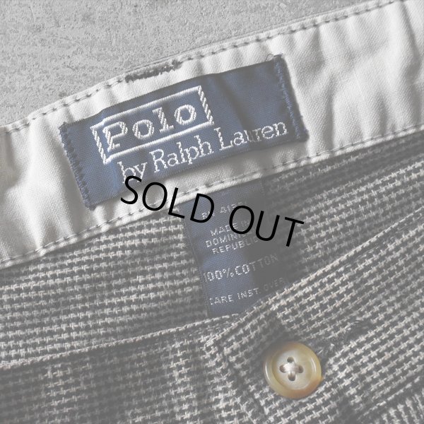 画像2: Polo by Ralph Lauren 千鳥格子2タックパンツ　 表記W36 L32 