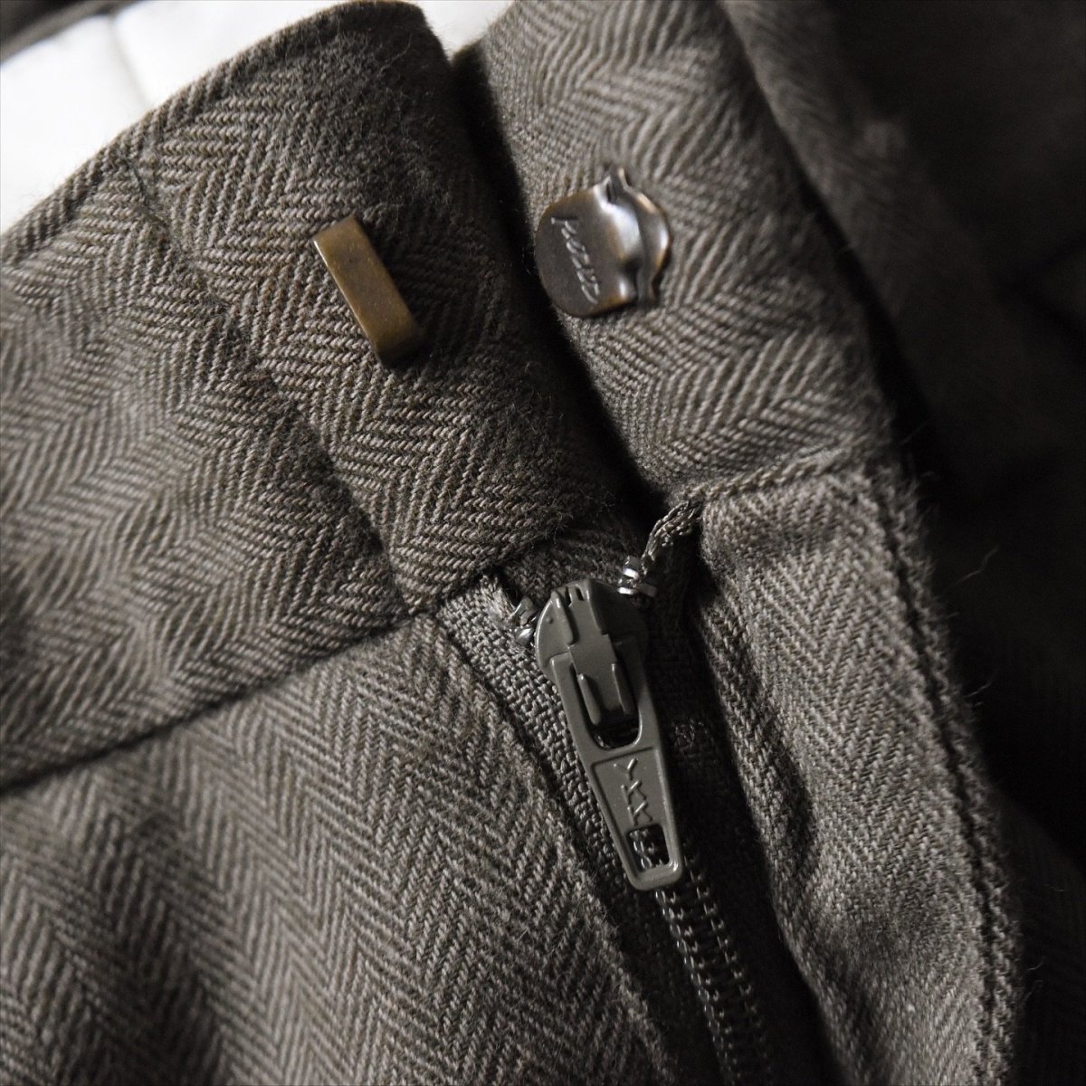画像5: Polo by Ralph Lauren ヘリンボーン2タックパンツ　 表記W34 L32  (5)