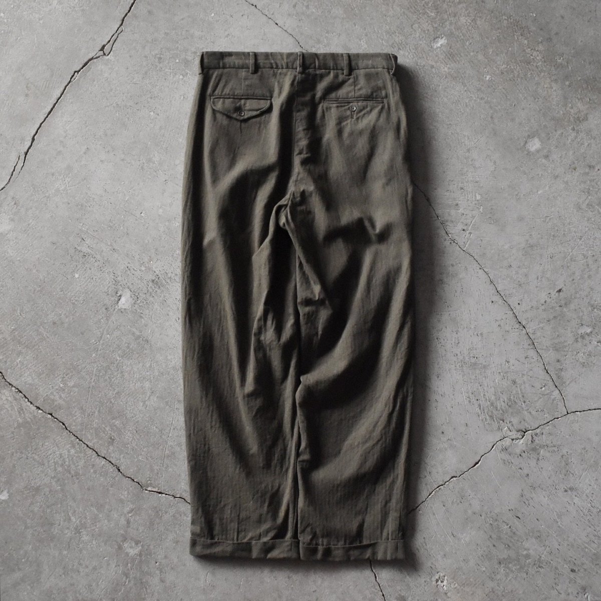 画像13: Polo by Ralph Lauren ヘリンボーン2タックパンツ　 表記W34 L32  (13)