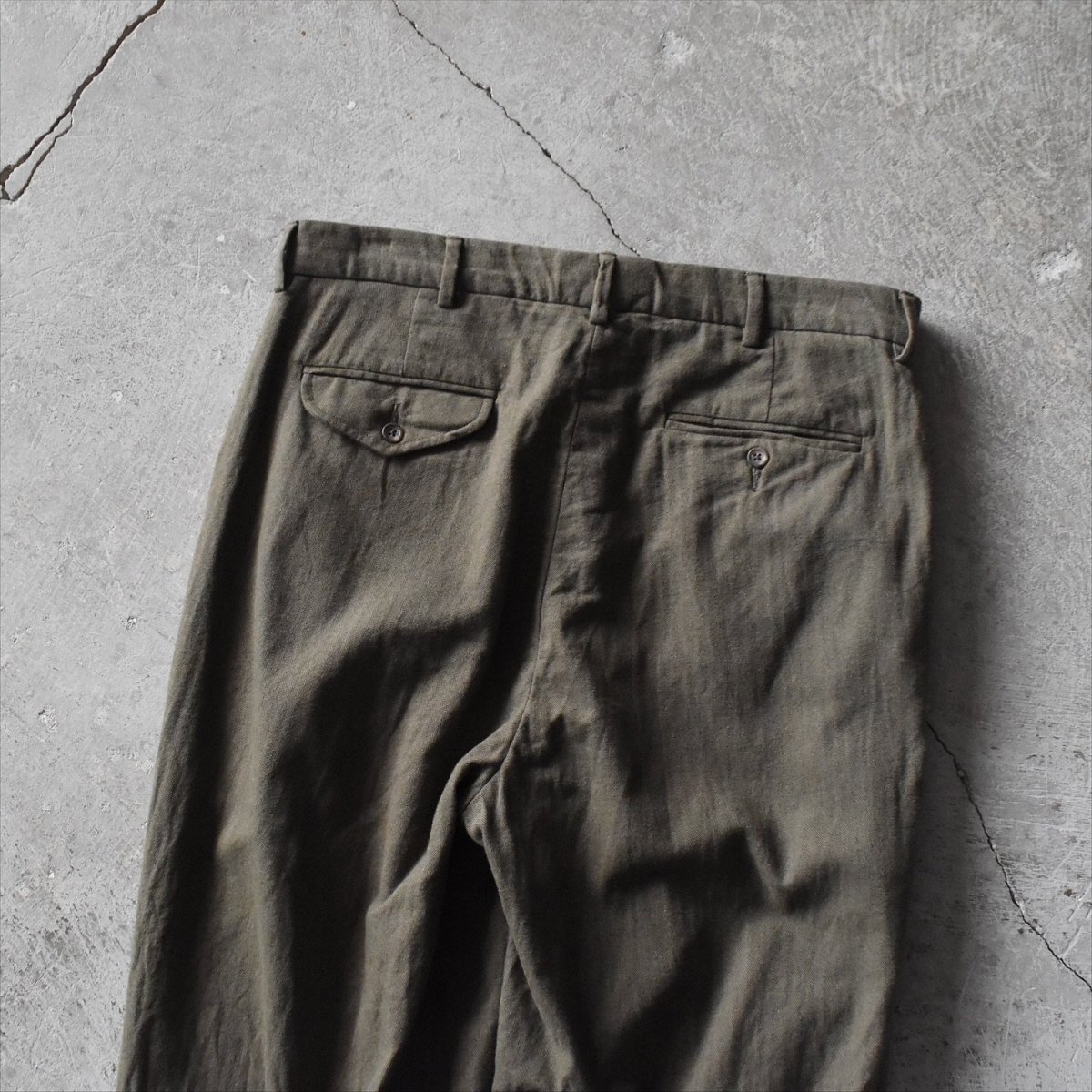 画像8: Polo by Ralph Lauren ヘリンボーン2タックパンツ　 表記W34 L32  (8)