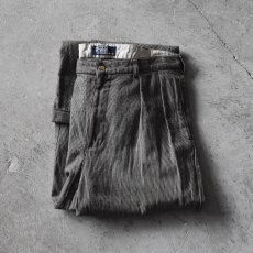 画像1: Polo by Ralph Lauren 千鳥格子2タックパンツ　 表記W36 L32  (1)