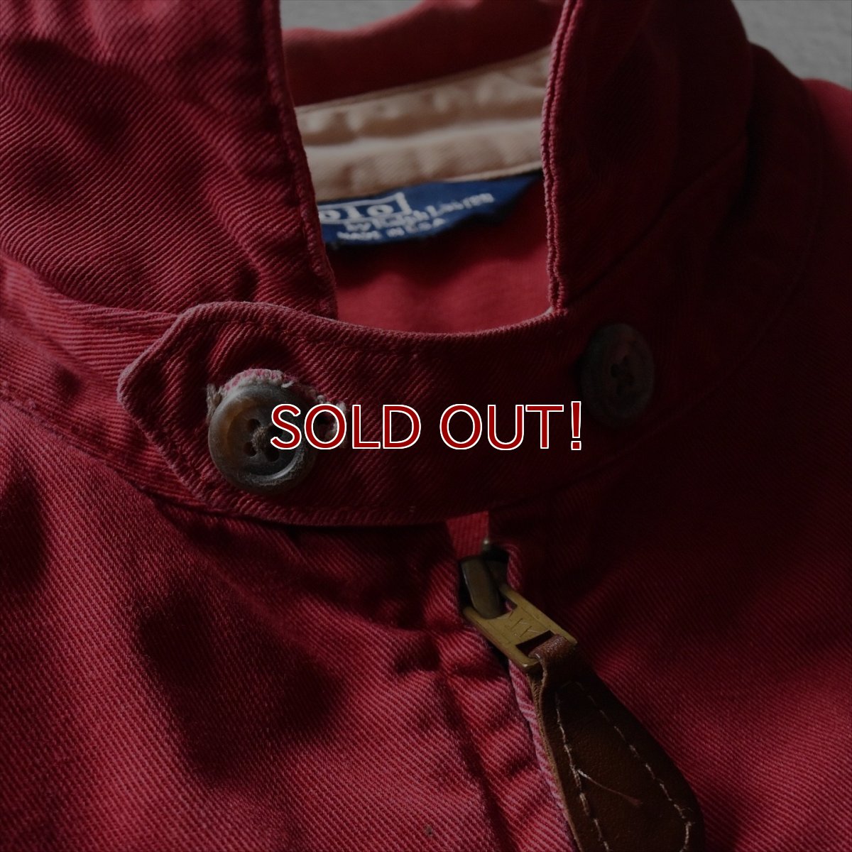 画像4: 1980-90s Polo by Ralph Lauren チンスト付きコットンジャケット　 "MADE IN USA"　 表記L  (4)