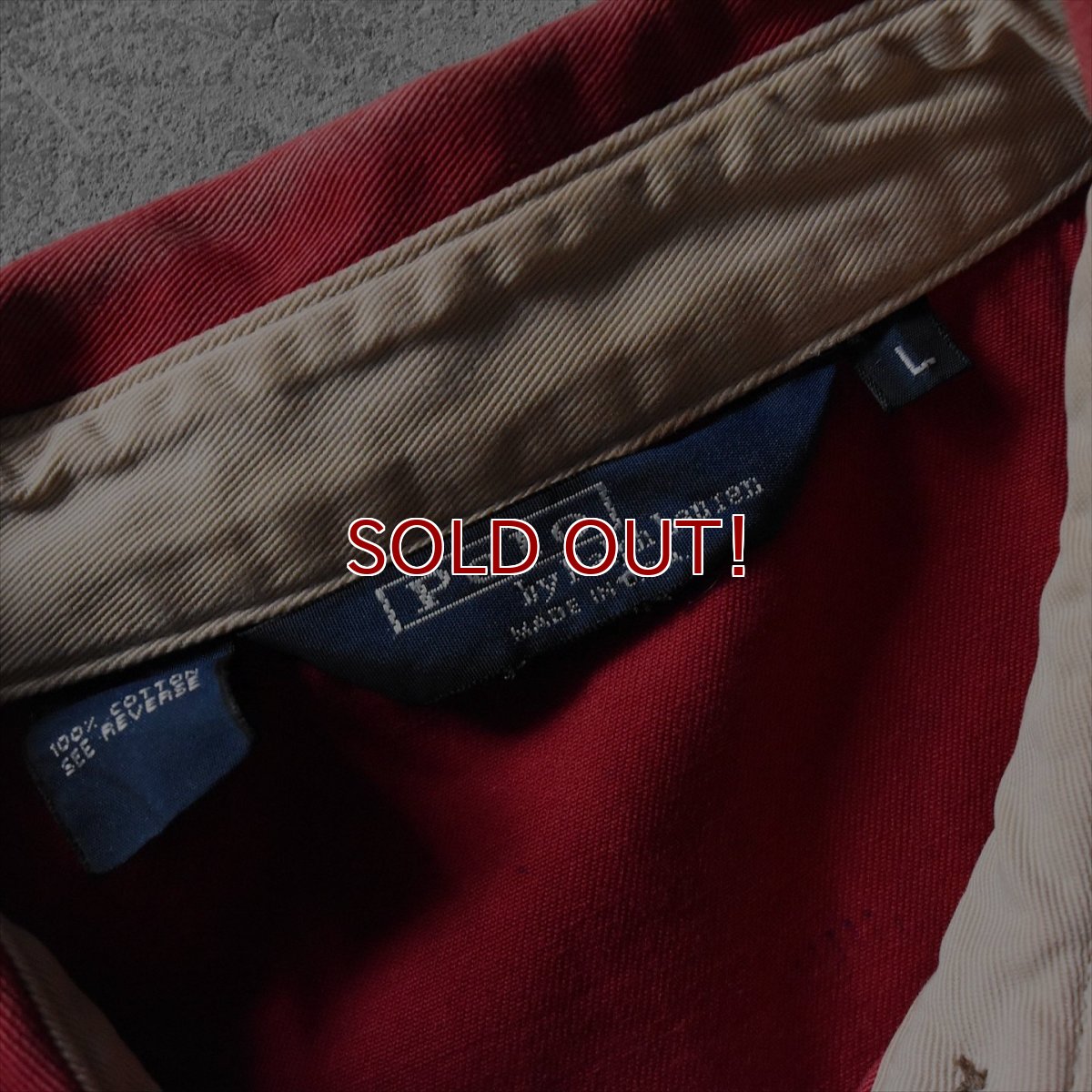画像2: 1980-90s Polo by Ralph Lauren チンスト付きコットンジャケット　 "MADE IN USA"　 表記L  (2)