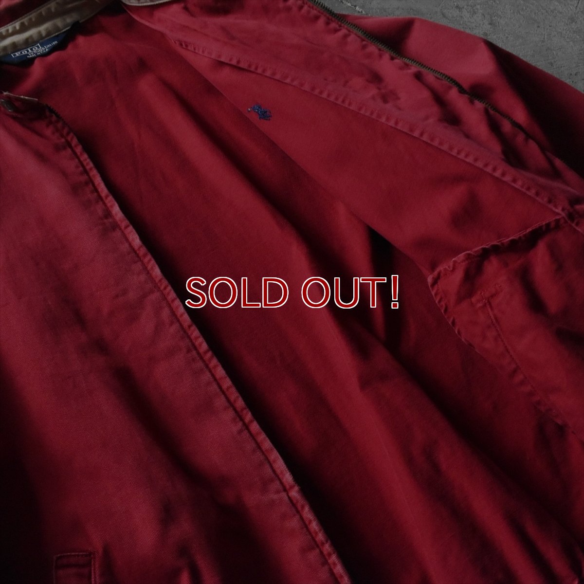 画像9: 1980-90s Polo by Ralph Lauren チンスト付きコットンジャケット　 "MADE IN USA"　 表記L  (9)
