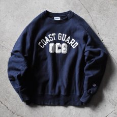 画像1: Champion リバースウィーブスウェット　 "US.COAST GUARD"　 表記M  (1)
