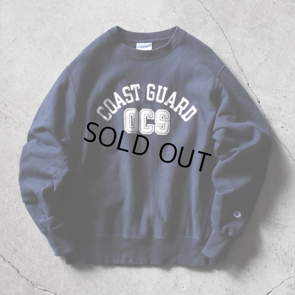 画像1: Champion リバースウィーブスウェット　 "US.COAST GUARD"　 表記M 