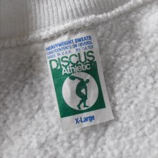 画像2: 1980s DISCUS カレッジスウェット　 "MADE IN USA"　 表記XL  (2)