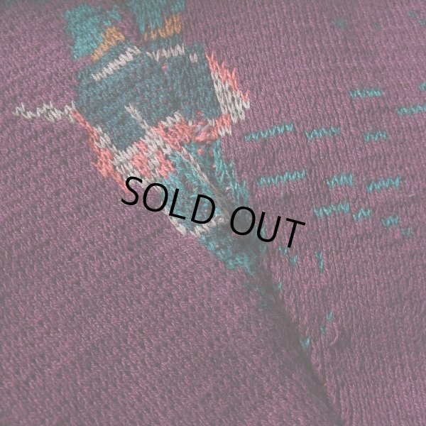 画像11: 1990s ORVIS フィッシング柄コットンセーター　 "MADE IN USA"　 表記L 