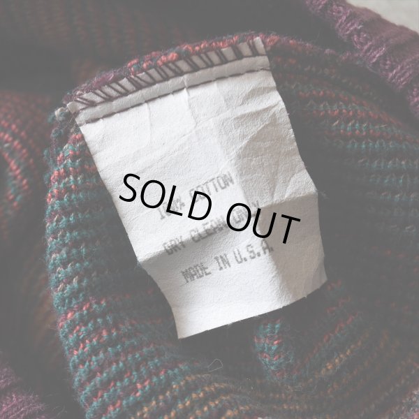 画像12: 1990s ORVIS フィッシング柄コットンセーター　 "MADE IN USA"　 表記L 