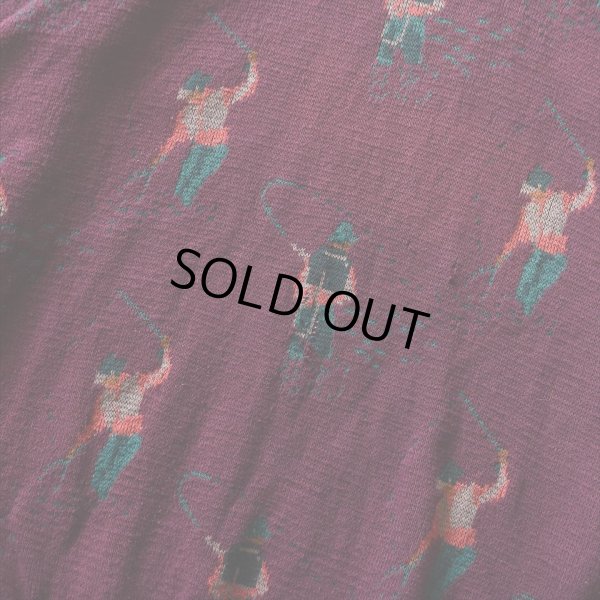 画像4: 1990s ORVIS フィッシング柄コットンセーター　 "MADE IN USA"　 表記L 