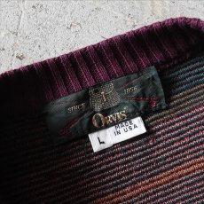 画像2: 1990s ORVIS フィッシング柄コットンセーター　 "MADE IN USA"　 表記L  (2)