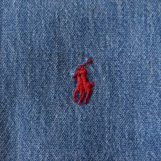 画像8: 1980s Polo by Ralph Lauren デニムシャツ　 "MADE IN USA"　 表記boysXL  (8)