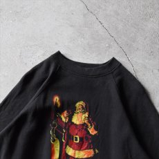 画像3: 1990s MERRY CHRISTMAS サンタクローススウェット　 "MADE IN USA"　 表記L  (3)