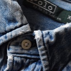 画像7: 1980s Polo by Ralph Lauren デニムシャツ　 "MADE IN USA"　 表記boysXL  (7)