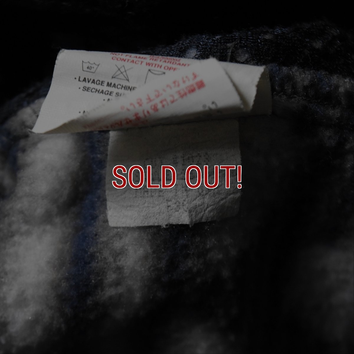 画像9: 1990s Patagonia サルティーヨ柄シンチラフリーススナップT　 "MADE IN USA"　 表記L  (9)