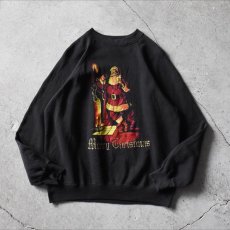 画像1: 1990s MERRY CHRISTMAS サンタクローススウェット　 "MADE IN USA"　 表記L  (1)