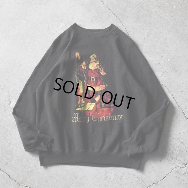 画像1: 1990s MERRY CHRISTMAS サンタクローススウェット　 "MADE IN USA"　 表記L 