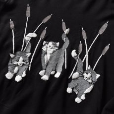 画像5: 1980s ねご 発泡プリントスウェット　 実寸L  (5)