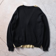 画像2: 1960s ウールニットカーディガン　 表記L  (2)