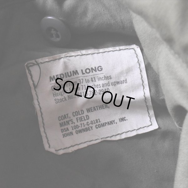 画像4: 1970s US.ARMY M-65 フィールドジャケット/2ND MODEL　 "JOHN OWNBEY COMPANY,INC."　 表記MEDIUM-LONG 
