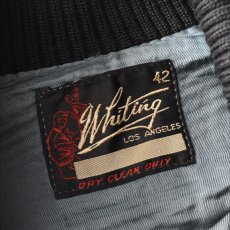 画像4: 1970s WHITING 袖レザースタジャン　 "MADE IN USA"　 表記42  (4)